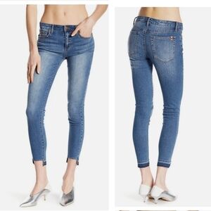 JOE'S Arabella Mid-Rise Skinny Ankle Iconic Release Step Hem Jeans 25